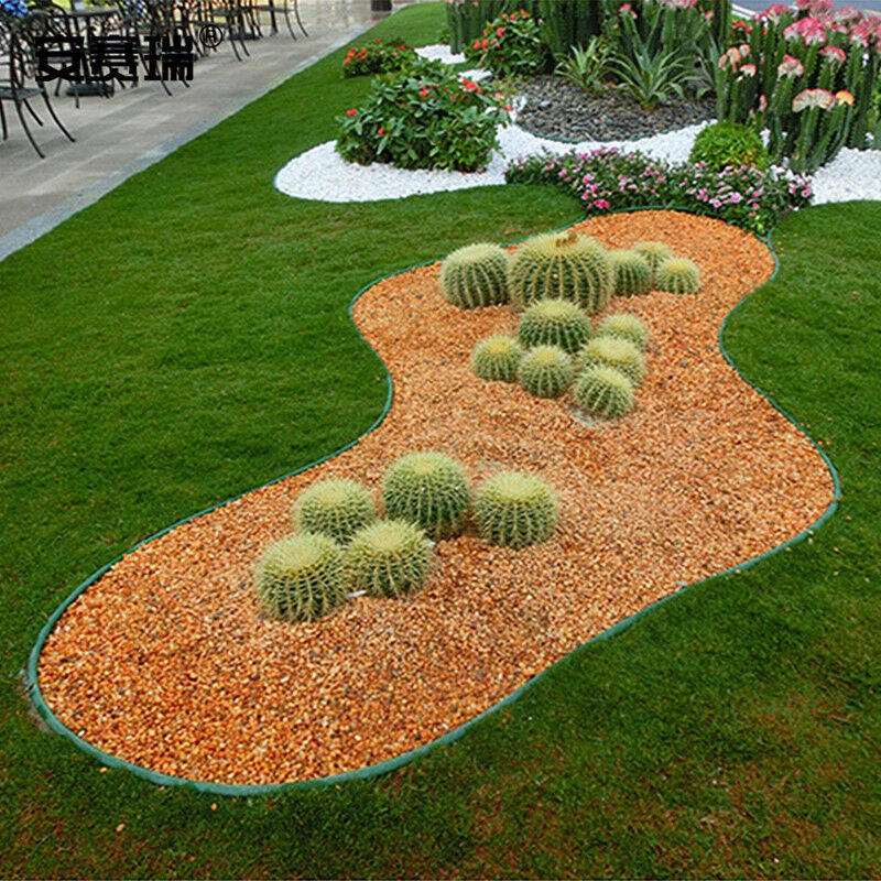 安赛瑞草石隔离带绿化分离带园林绿化隔离带绿色隔根板pe隔根带围