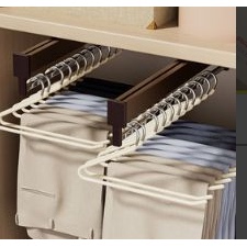 夹防滑Z字形衣柜内置收纳神器 子衣架专用无痕裤 鹅型裤 架家用挂裤