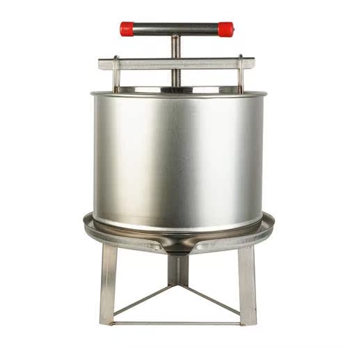 压蜜机新款不锈钢榨蜜机小型家用榨蜡机蜂蜜压糖机榨酒防溅外桶