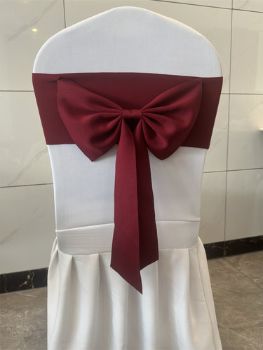 茵菡椅背花蝴蝶结酒店宴会活动