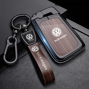大众汽车钥匙套速腾高级探歌女polo朗逸探岳途观宝来途岳蔚领扣壳
