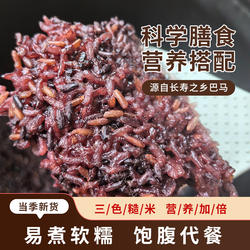 广西巴马粗粮三色米五谷糙米粗粮糙米