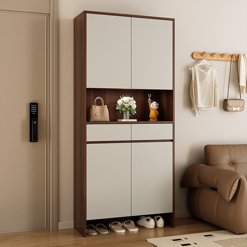 入户蜂窝铝鞋柜家用门口玄关柜门厅柜一体收纳柜大容量靠墙储物柜