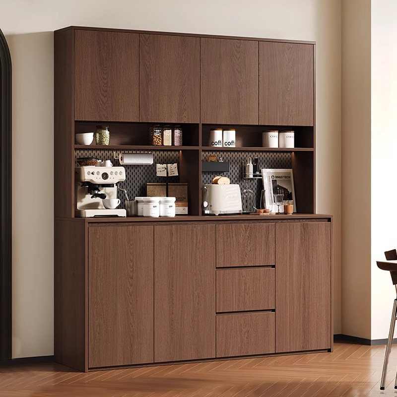 蜂窝铝餐边柜一体靠墙复古客厅酒柜茶水柜洞洞板厨房储物橱柜定制