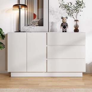 蜂窝铝岩板餐边柜家用客厅北欧茶水柜厨房简约现代储物茶吧水吧柜