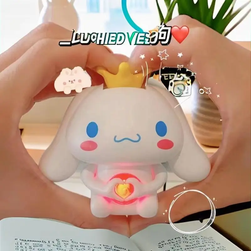 创意网红礼物同款比心玉桂狗情人节送女友表白礼物发光小玩具