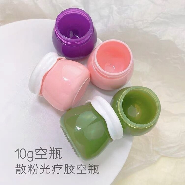 小胖仔蜂蜜罐美甲甲油胶分装瓶空罐子闪粉粉末分装罐分装空瓶包材