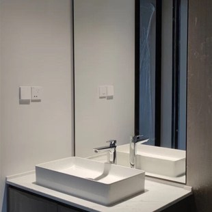 精选全身镜壁挂式镜子定制上墙舞蹈镜子贴墙家用穿衣试衣镜上门包