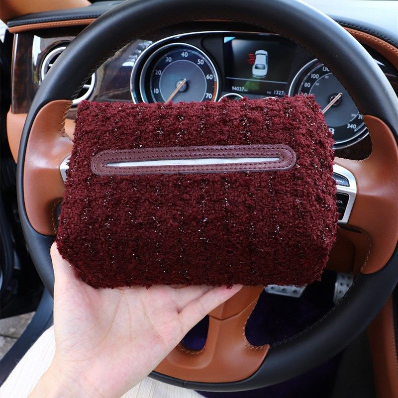 精选高级感车载纸巾盒安哥拉红轻奢挂式纸抽盒法式车用扶手箱遮阳,汽车用品/电子/清洗/改装,车用纸巾盒/套,淘宝优惠券,粉丝福利购,淘宝优惠卷