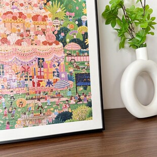 精选简约铝合金500片拼图相框YouthWill生日派对专用高端装裱画框