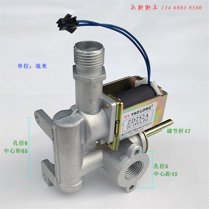 耀隆ZD252A电磁阀24V 蒸汽发生器自吸阀 蒸汽机柜蒸气锅炉配件