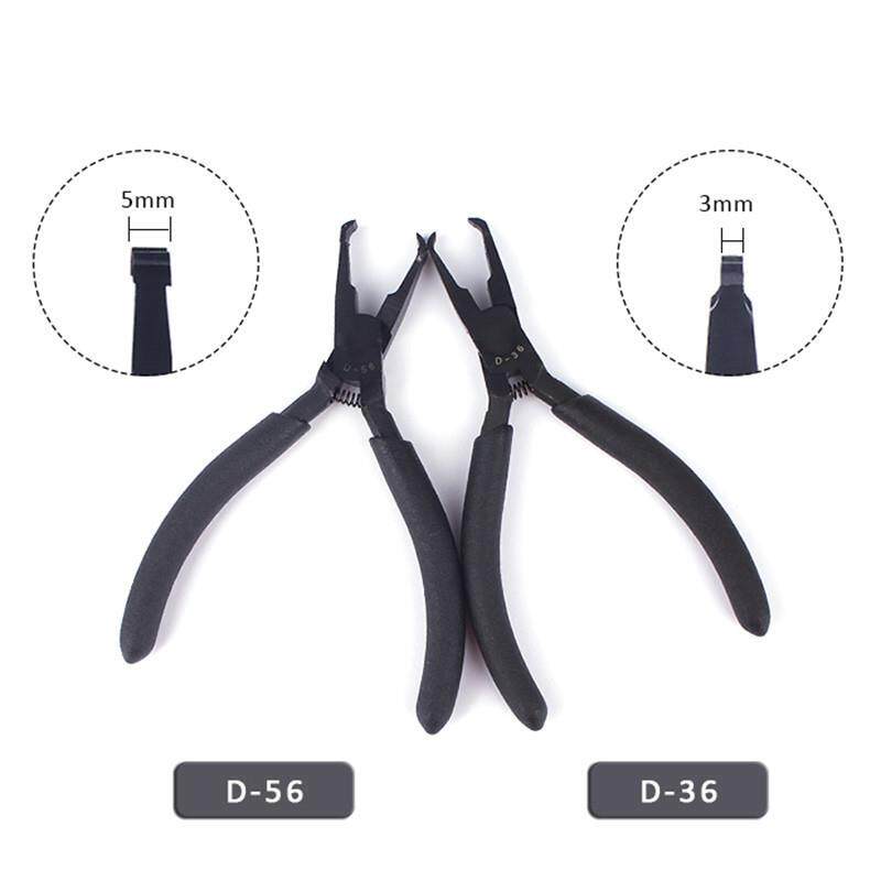 D-36迷你顶切钳90度平头钳D-56平面剪钳尖嘴钳子弯嘴家用手工工具
