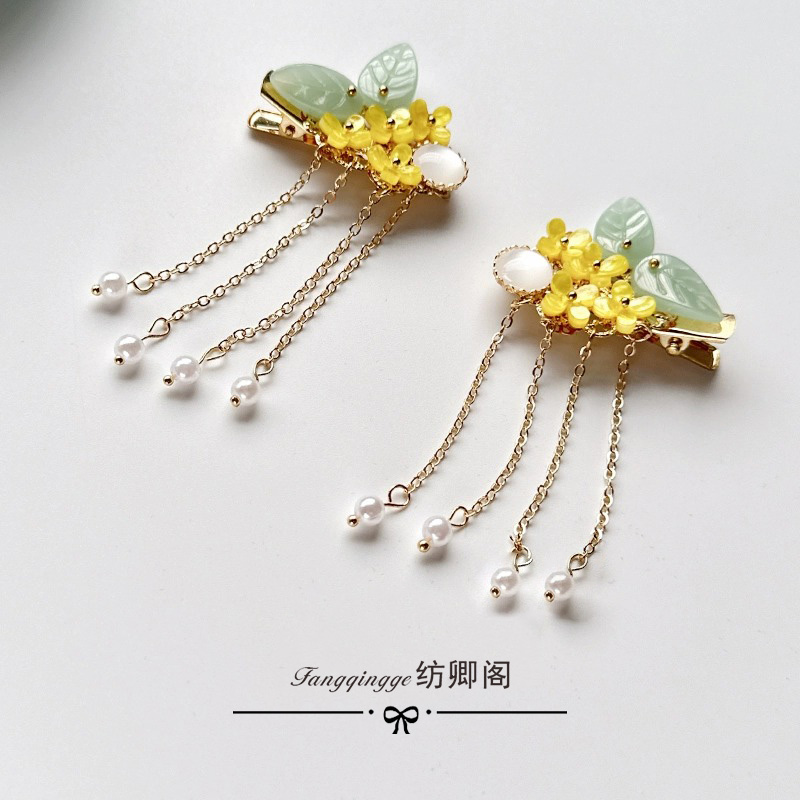 儿童中秋节汉服原创古风头饰