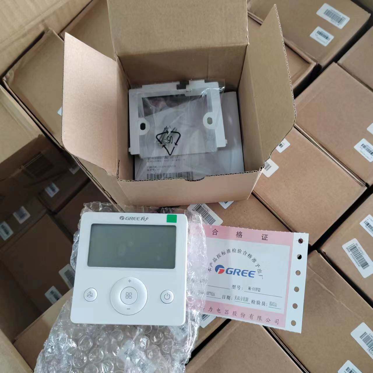 适用于格力中央空调原装风机盘管温控器XK-010PQ2水机控制面板