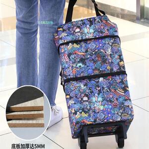 厂家直供可折叠购物车买菜