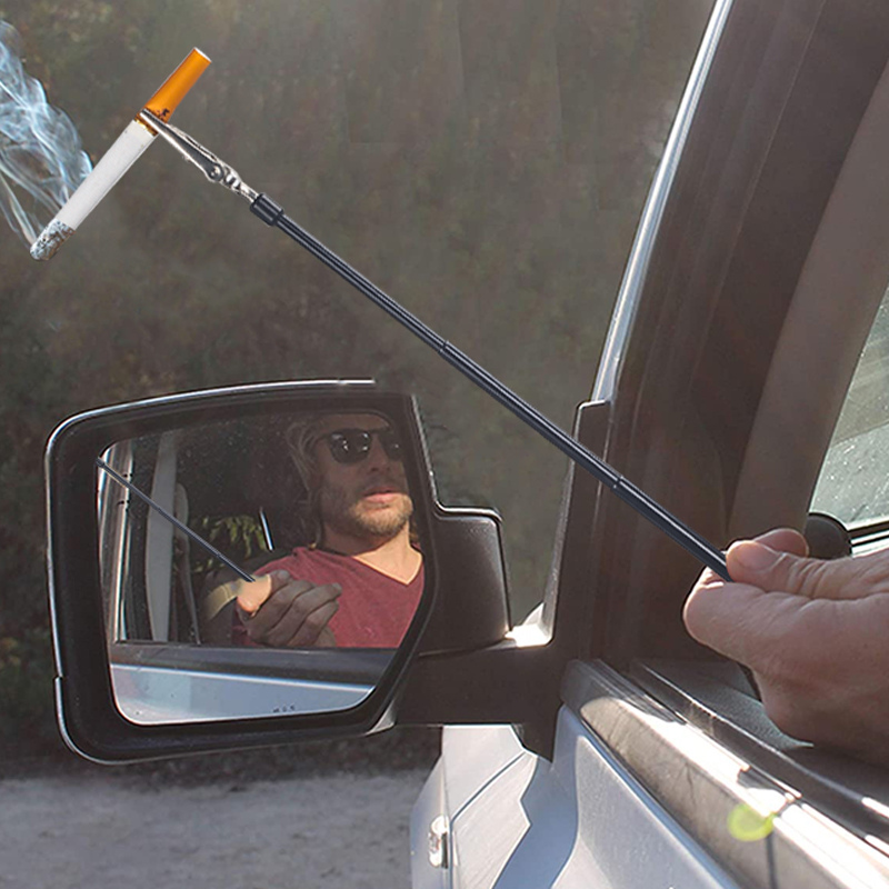 车载创意便携防熏手伸缩烟夹