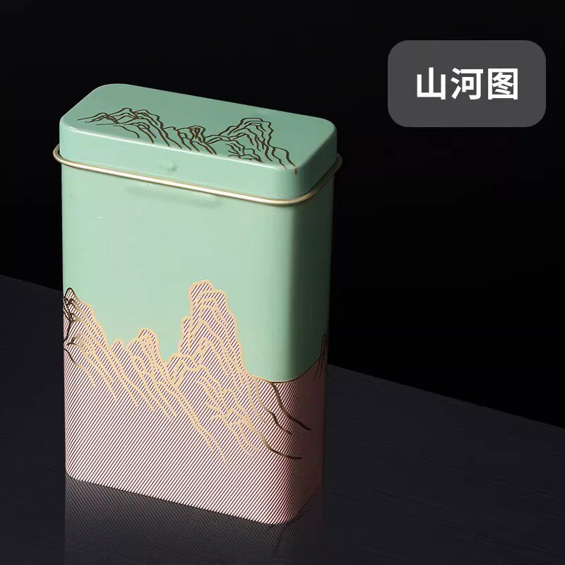 创意多图案新款马口铁烟盒20支装金属手卷烟盒防水防潮男士烟丝盒