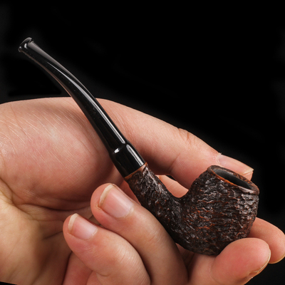 石楠木烟斗小号实木弯斗