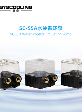 东远芯睿SC-55A水泵水箱一体液冷散热电摩水冷泵微型散热器