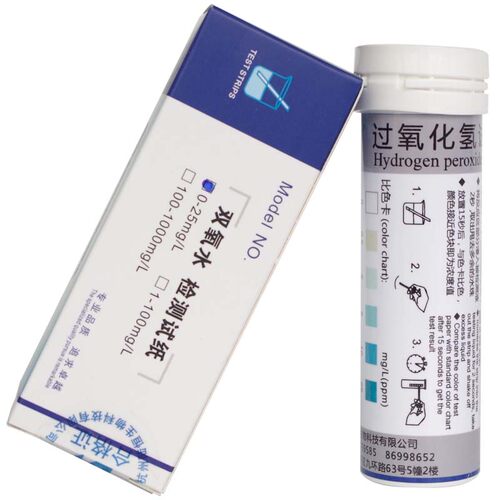 陆恒生物双氧水检测试纸过氧化氢消毒残留浓度快速测定分析试纸条