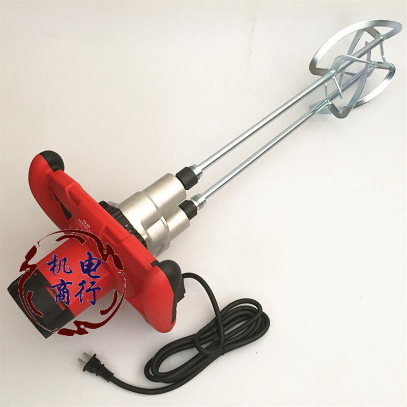 搅拌机 电动 手持式铁顿 大力神搅拌器1800W铁顿50A水泥涂料双杆