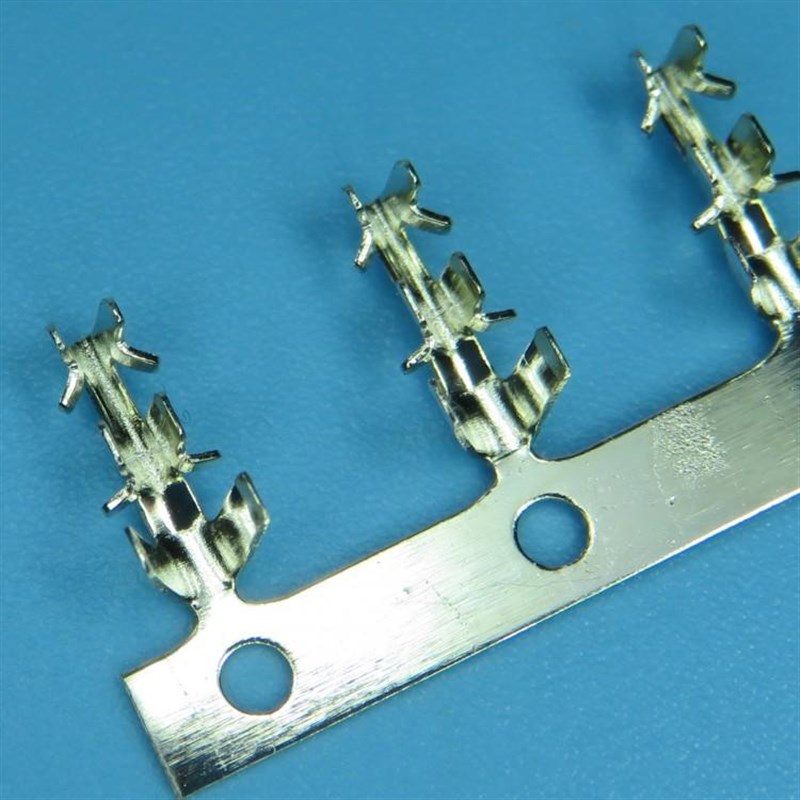 1611-T端子双耳PCB板端子1.6双钩基板端子铜镀锡双耳钩1.6mm板孔
