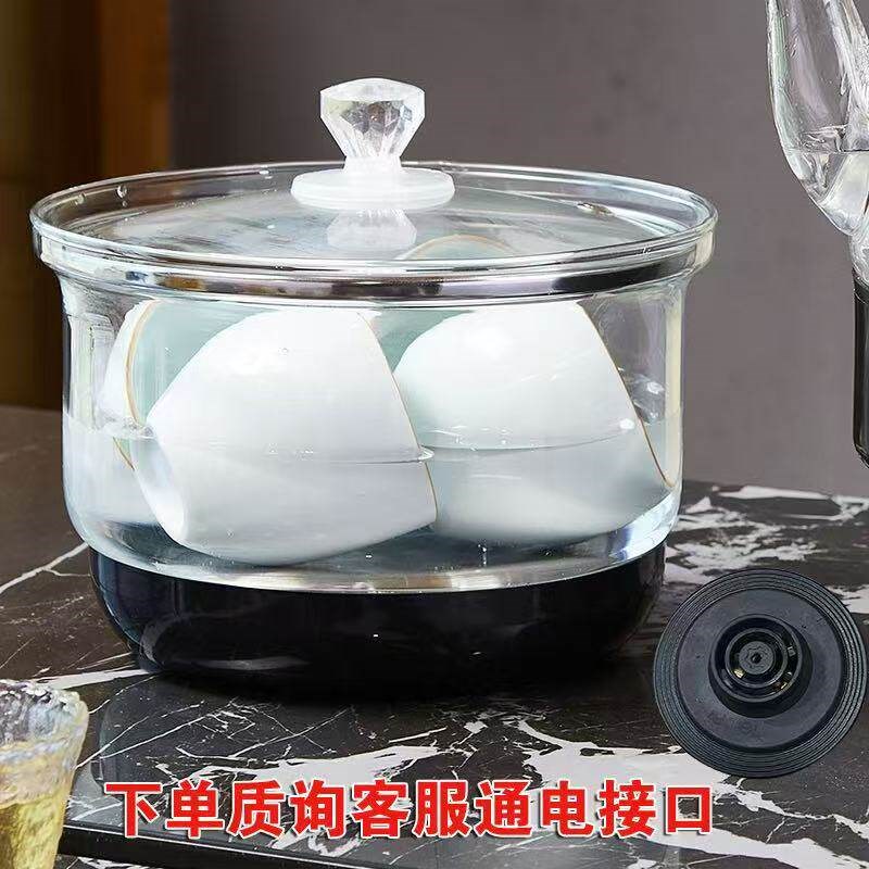 嵌入式双孔电热水壶配件全自动上水专用岩板茶桌烧水壶消毒锅底座