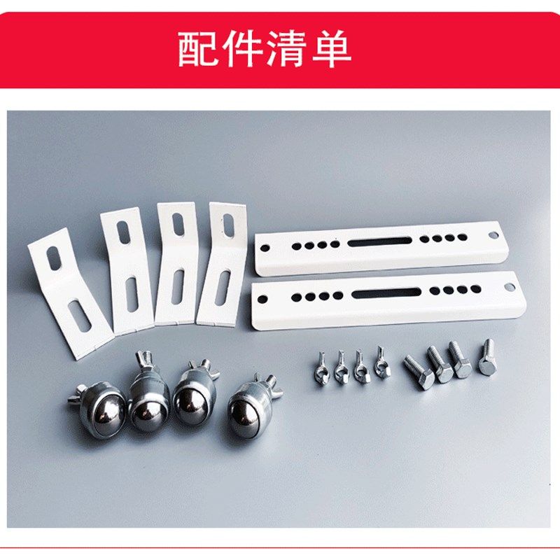 新款取暖器支架可调节加厚电暖气片脚轮底座可移动落地支架电暖器