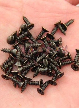 精选1斤价青古铜色黄色M2M2.5十字平头自攻螺丝钉子合页专用小螺