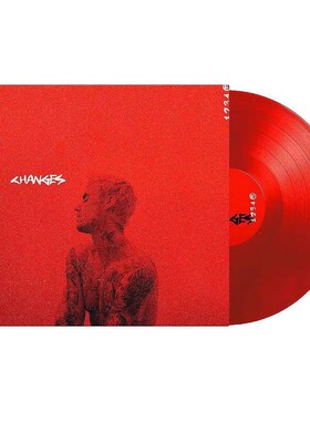 正版现货 贾斯汀比伯 Justin BIEBER Changes 红胶2LP 黑胶唱片