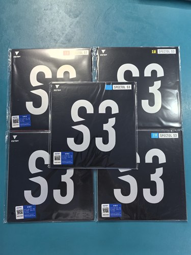 VICTAS生胶套胶SPECTOL S3内能型乒乓球胶皮球拍颗粒胶
