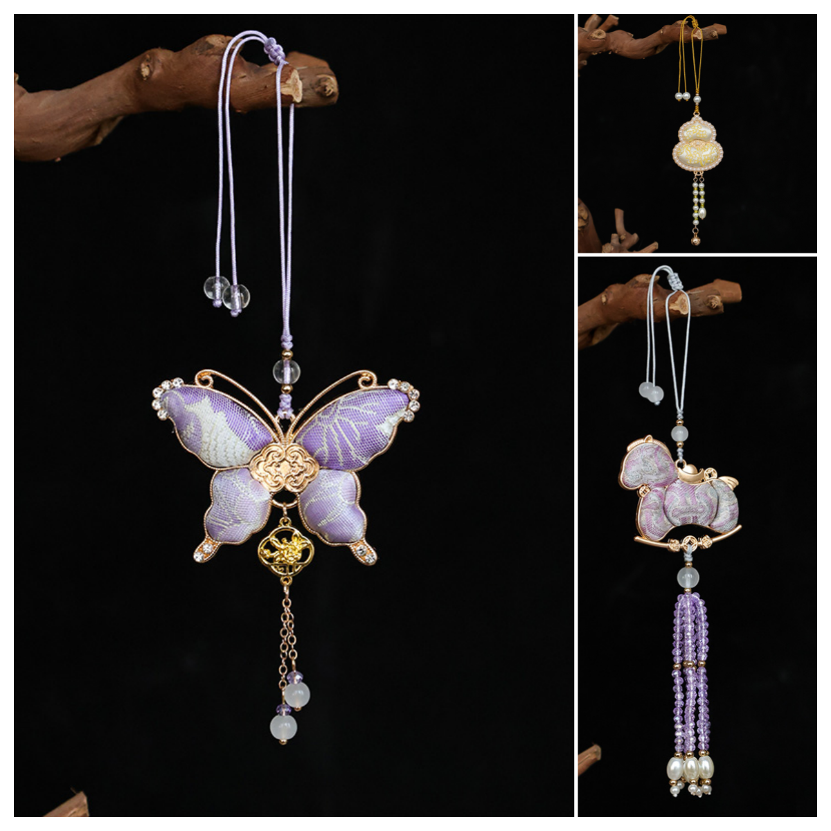 仿宋锦非遗双面小马吊坠国风车挂百搭新中式配饰仿宋锦葫芦挂件,模玩/动漫/周边/娃圈三坑/桌游,古风/国风配饰,淘宝优惠券,粉丝福利购,淘宝优惠卷