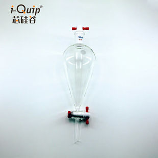 芯硅谷S2957分液漏斗,带四氟节门1000ml,No.27,顶部玻璃塞1个