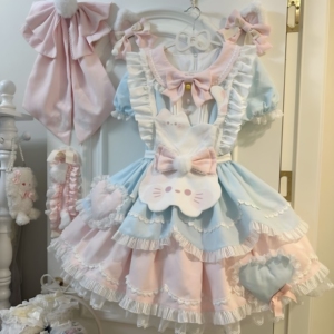 |甜茶少女lolita公主裙蓬裙短袖