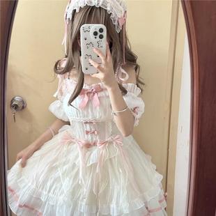 泡泡熊芭蕾风Lolita连衣裙生日成人礼甜美正版