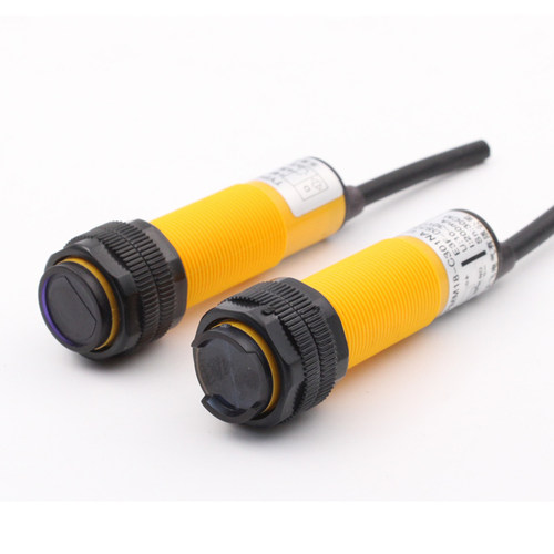 PMM18-C500NA漫反射光电接近开关传感器电眼三线NPN常开PNP12V24V