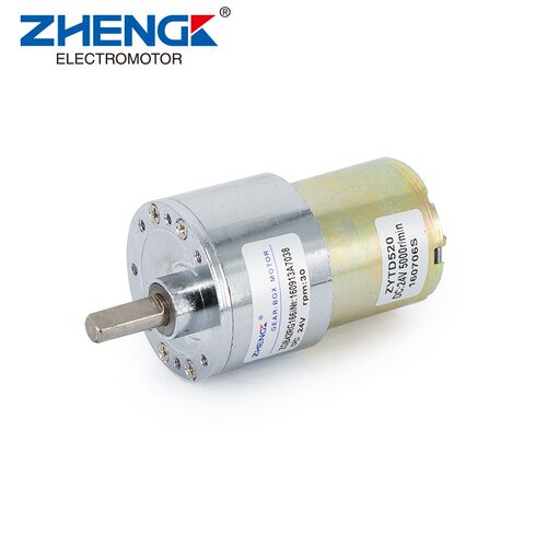 ZHENGK正科 ZGB42RG/FG微型可调速直流减速小电机偏心轴12V 24V
