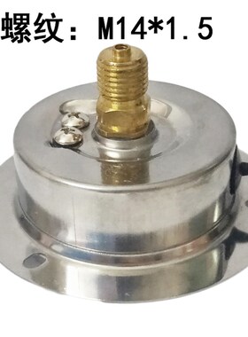 上海联力YN-60ZT轴向带边耐震压力表0-1.6 40 60MPA水压表油压表