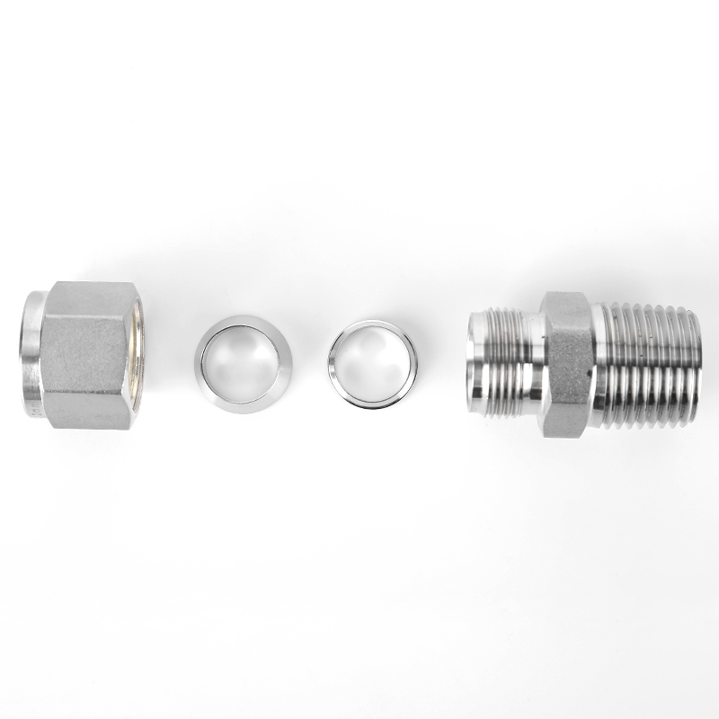 316不锈钢卡套接头 卡套接头 卡套直接MC进口品质 卡套直通英制