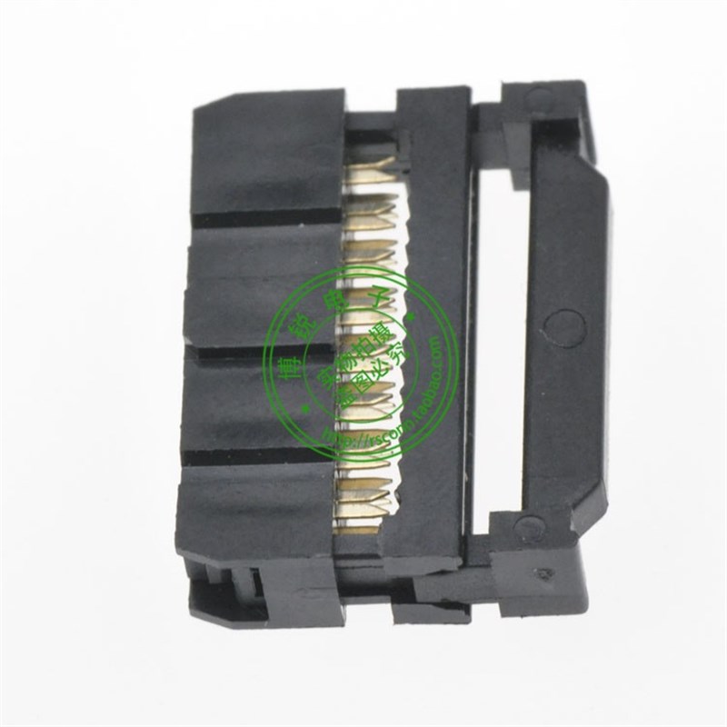 IDC FC连接器 2.54mm间距 镀金脚 10/14/16/20/26/30/34/40/50/64