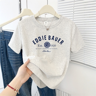 2025新款小个子正肩女士短袖t恤夏季爆款修身显瘦百搭短款ins上衣