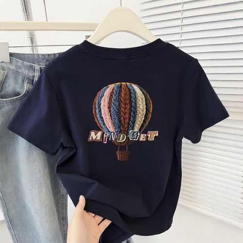 2025新款小众款正肩短袖t恤女夏季设计感洋气百搭修身显瘦ins上衣