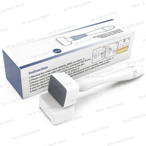 Derma Stamp 140A  Microneedling Face Roller Massager Adjusta
