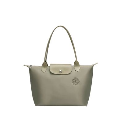 2026 New Fashionable Embroidered Nylon Tote Bag Large Capaci