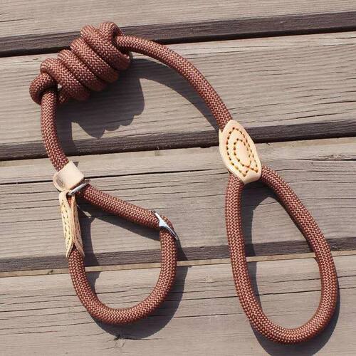 P Chain Dog Leash Slip Collar pet Walking Leads Nylon Dog Mo