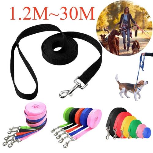 1.2M-30M Long Leash for Dogs Overlength Dog Leash Puppy Outd