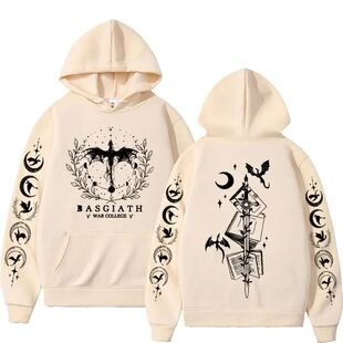 Basgiath War College Double Sided Hoodie Fourth Wings Men Wo
