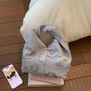 Elegant Romantic France Flower Shoulder Bag Women Color Rose