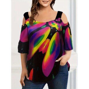 strap off color new print multi fashion shoulder Summer the