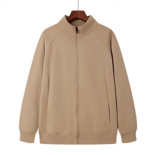 New Oxygen Cotton Super Soft Thick Stand-Up Collar Zipper Sw